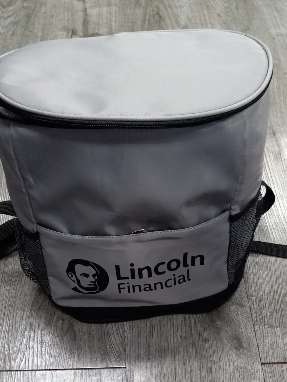 Gray Backpack Cooler Bag